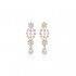 Beautifully Crafted Diamond Necklace & Matching Earrings in 18K Yellow Gold with Certified Diamonds - TM0503P